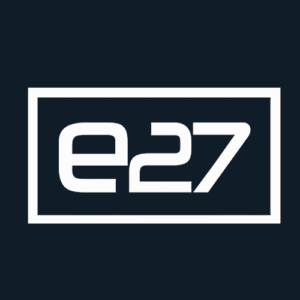 White e27 text in a rectangle on a dark background.